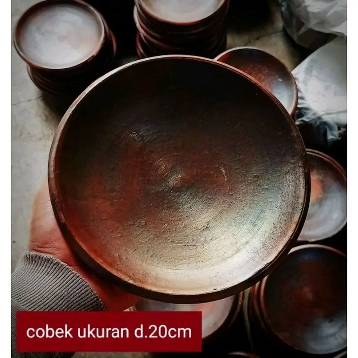 Cobek Tanah Liat , Alat Sambal Bakar Kitchenware, Wadah sambal, COBEK SAJA