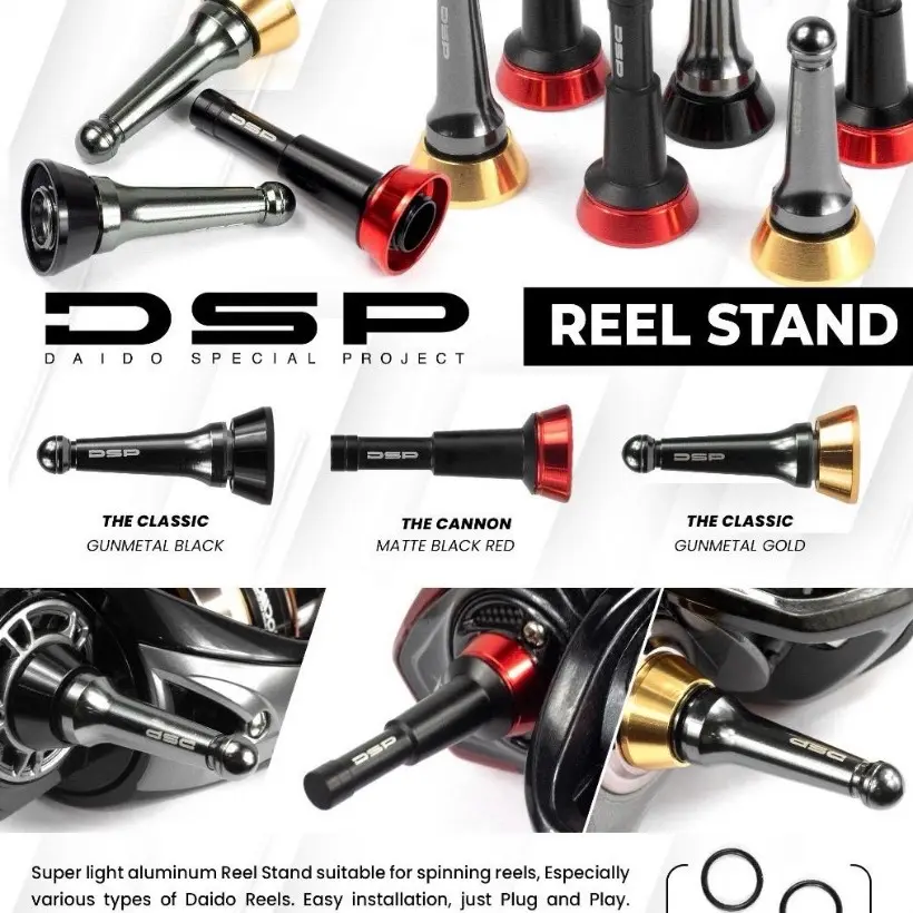 Reel Stan Daido Bahan Aluminium Metal Diameter 8mm
