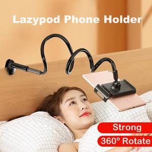 360º Universal Phone Holder Flexible Adjustable Rotation Long Arm Lazypod Bracket Phone Stand With Clip For Desk Bed