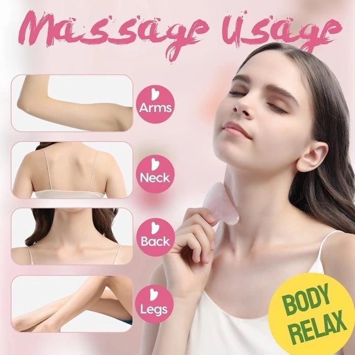 BeMean - Resin Guasha Beauty Gua Sha untuk Kecantikan Wajah - Pengencang, Terapi Wajah 8