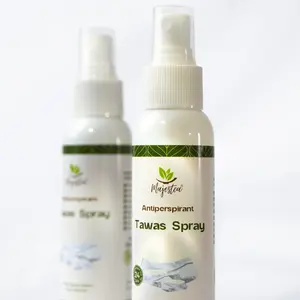 Majestea Tawas Antiprespirant Spray Anti Bau Badan Tawas Murni Tanpa Parfum Anti Ketiak Hitam Tubuh Segar & Nyaman