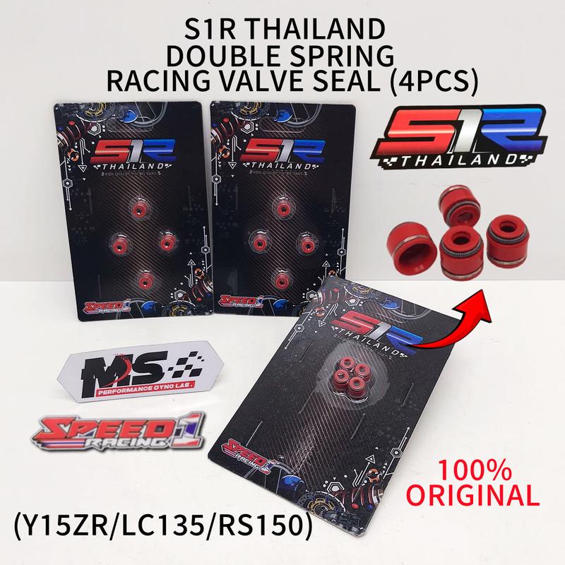NEW! S1R THAILAND RACING VALVE SEAL DOUBLE SPRING Y15ZR/LC135/RS150 ...