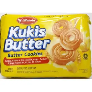 Cod / Kokola kukis butter 218 gram 3 pcs / Kokola kukis 218 gram / Kokol kukis kelapa / Kokola kukis rasa mochachino_kelapa_susu_butter / Kukis kokola 218 gram 3 pcs 4