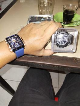 Product Review of CHRONO AKTIF JAM TANGAN PRIA COWOK ORIGINAL BERGARANSI BRAND LEOPARD DIKIRIM MENGGUNAKAN BOX Watches from D**k 1