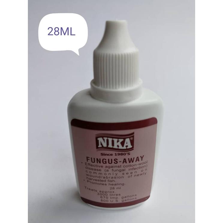 Nika Fungus Away 28ml Fish Aquarium Ikan Akuarium