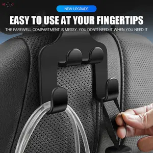 IOORUD Ready&Cod2IN1 Holder Jok Mobil / Hanger Kursi Mobil Gantungan / Holder Gantungan Jok Mobil Hanger 4 Kait