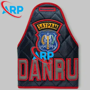 BAN LENGAN DANRU LOGO SATPAM NAVY BANLENGAN SATPAM BADGE SATPAM BET LENGAN SATPAM