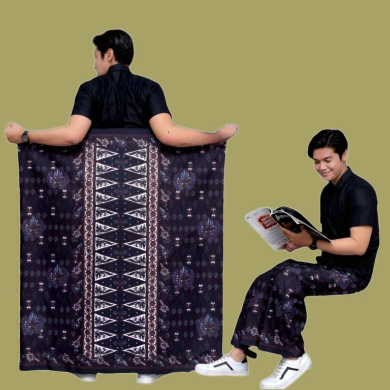 Product Introduction of paket hemat 3 pcs  gus iqdam series  Batik Muslim Nyaman Lembut Motif hadroh seragam dewasa Pria Katun sarung santri pondok 1