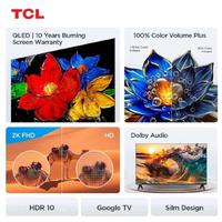 Gambar TCL 50v5c QLED TV 50 Inch FHD HDR 10 Google TV Digital Frame Less Slim Design Eye Care dengan Dolby Vision & Audio Jernih dari ABC Sun Electronic Kota Bandung 3 Tokopedia