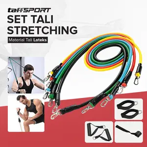Promo TaffSPORT Tali Stretching Pilates Tube Yoga You Can Do It 11 Set - R11 Murah