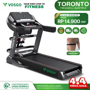 Alat Fitness Treadmill Elektrik Vosgo Toronto