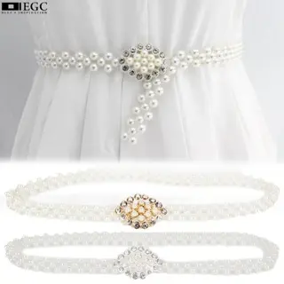 Ikat Pinggang Wanita MUTIARA Korea Fashion Style Women Gesper Elastis - TH-100 0