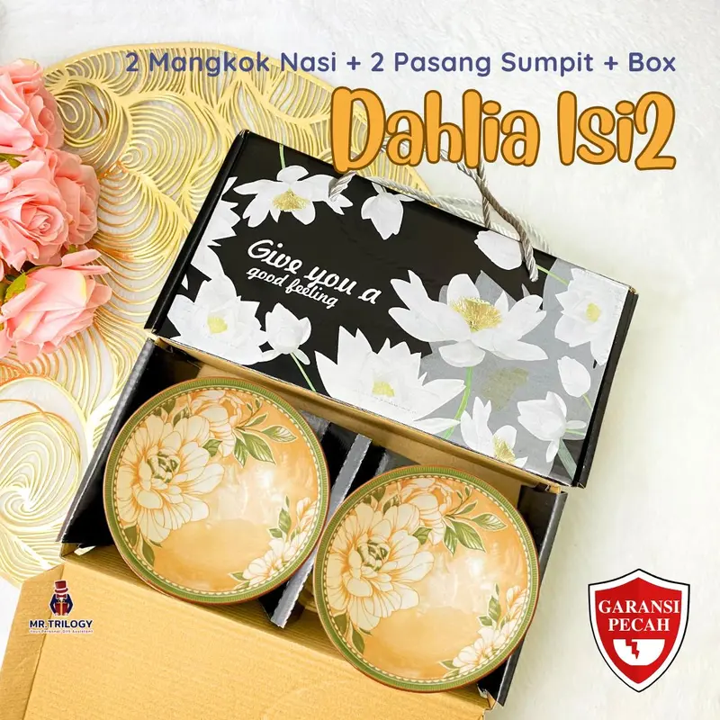 Kado Nikahan Bermanfaat Hampers Mangkok Keramik isi 2 RUSA Estetik Murah Kado Pernikahan Pengantin Wedding Bestie Mangkuk Nasi 3