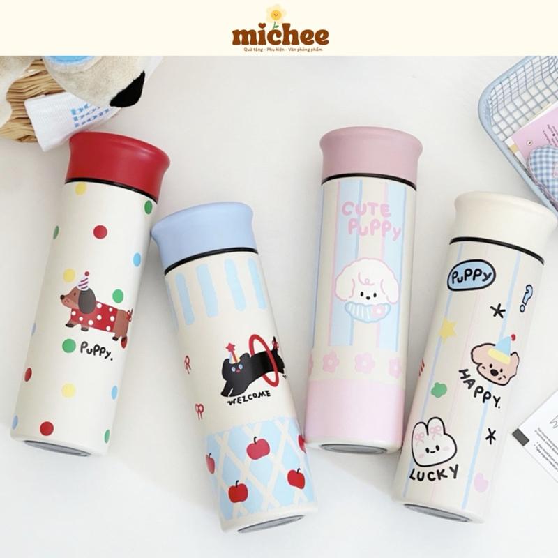 Bình giữ nhiệt inox 304 dung tích 500ml có nắp lọc trà, bình thiết kế nhỏ gọn tiện lợi - michee.studio