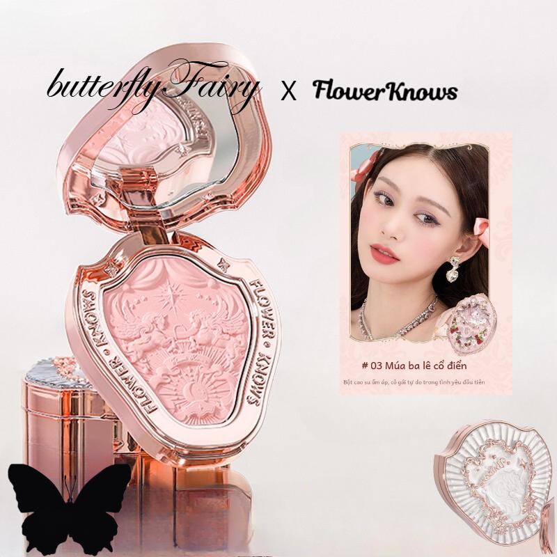 Phấn Đánh, Flower Knows, Ngọc Trai Băng Tuyết, Kỳ Lân, Thiên Nga, Thiên Thần Nhỏ Tuyết Trắng, Tạo Đường Viền ánh, Tất Cả Trong Một, Dành Cho Phụ Nữ Trang Điểm Cosmetic phấn má hồng phấn flower know chocolate 03 Mỹ Phẩm kem đỏ thái lan hoa biết