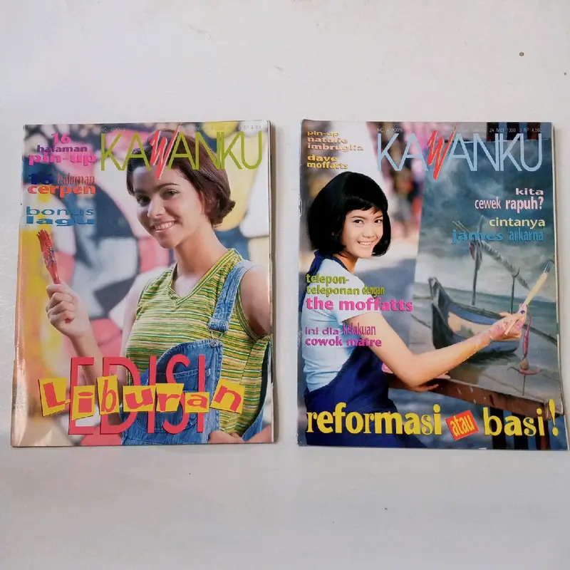 Majalah kawanku edisi tahun 1998 dan 1999 cabutan berbagai judul 4