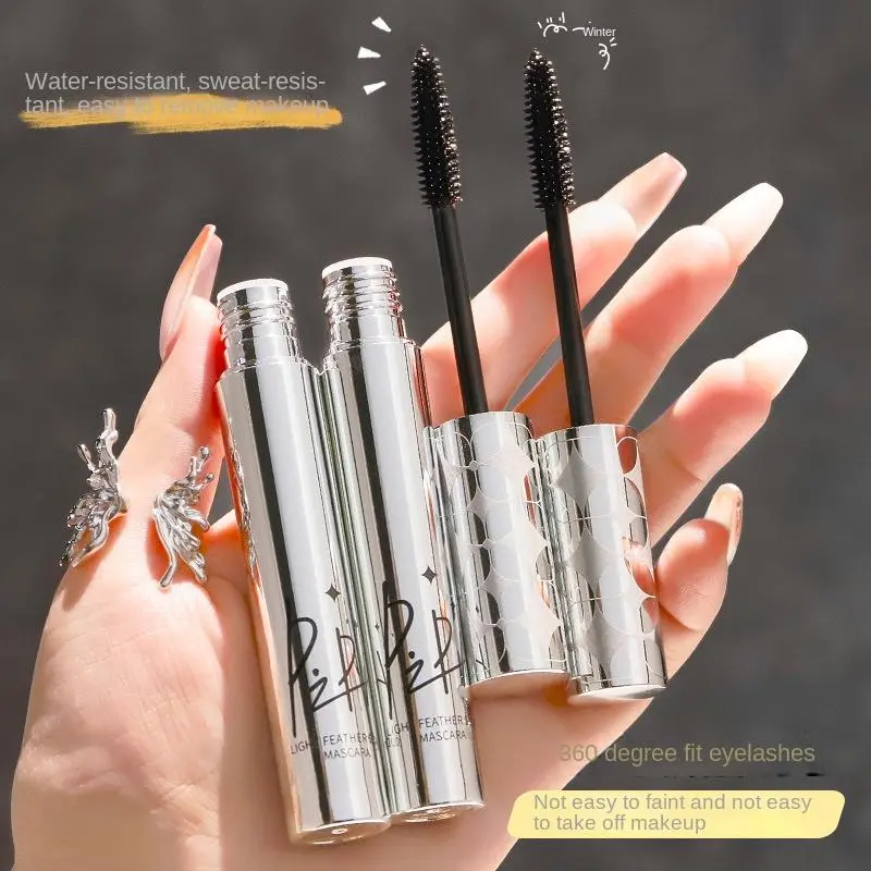 Mascara Làm Cong Dài, Không Thấm Nước, Chống Mồ Hôi, Chống Nhòe, Chống Bôi Trơn, Trang Điểm Màu Đen Và Nâu làm dài mi Cosmetic Nữ 3