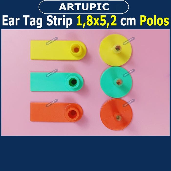 Gambar Ear Tag Strip 1.8x5.2 cm POLOS ECERAN Eartag Kambing Sapi Babi Domba dari Artupic Peralatan Peternakan Kota Tangerang Selatan Tokopedia