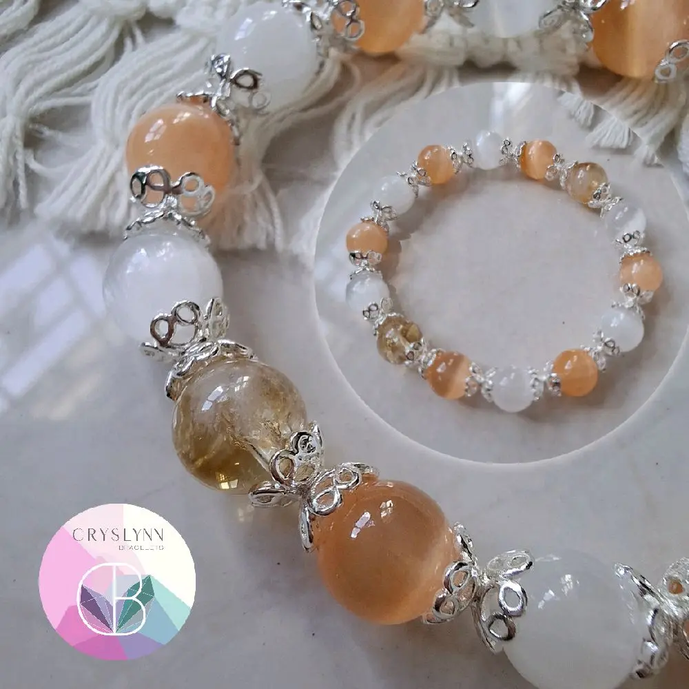 Selena (Orange) Crystal Bracelet