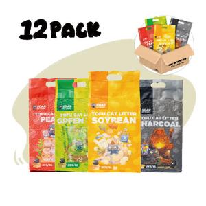 Soar Cat Litter 2kg/6L Super Value 1 Carton Combo  (12packs)