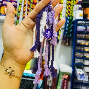Keychain macrame wosm kepanduan dunia unik dan cute