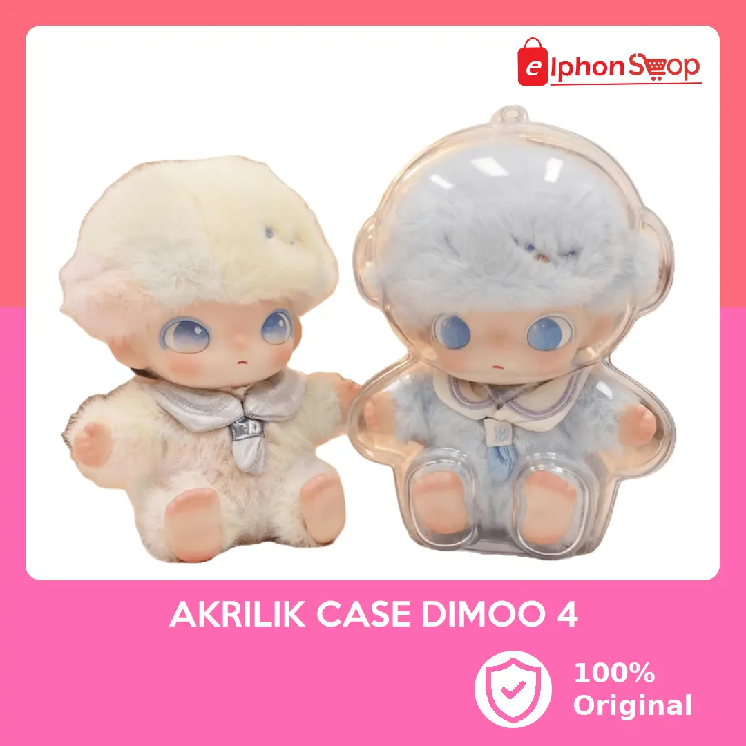 AKRILIK Case Pop Mart DIMOO 4 Pelindung Boneka Case Transparan Anti Debu