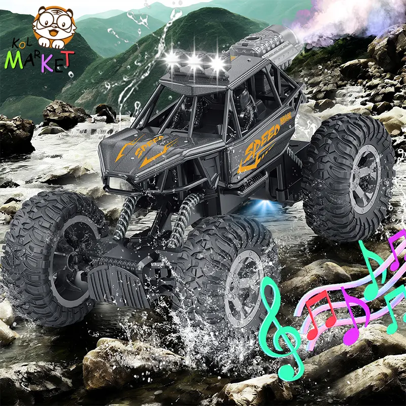 Mobil Remote Control 1:18 Alloy Off-Road Car Dengan Lampu Dan Musik Mainan RC Mobil Climbing Car