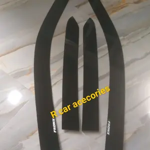 Suzuki Talang Air Pintu Mobil FRONX Model Baru Flat Rata Hitam Glossy 4 Pcs Bahan Mika Acrylic 2mm Tahan Lama