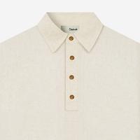 Gambar DUHA Kemeja Polo Linen Lengan Panjang - Sand - Qawi - L dari Duha Muslim Wear Kota Tangerang 3 Tokopedia
