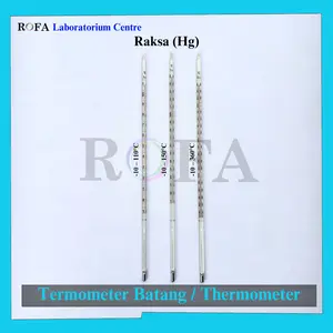 Termometer Kaca / Thermometer Laboratorium / Alat Ukur Suhu Temperatur