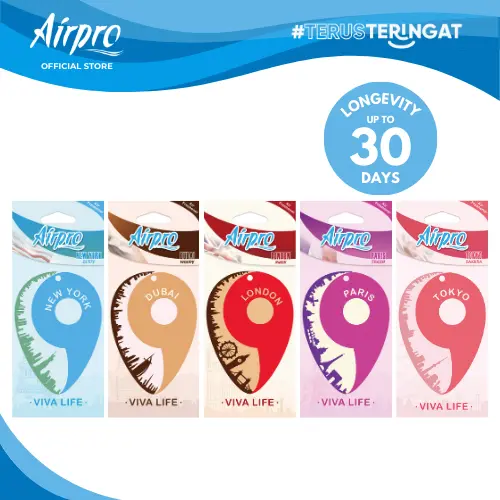 Airpro Hanging Paper VIVA Life Series Parfum Pengharum Mobil