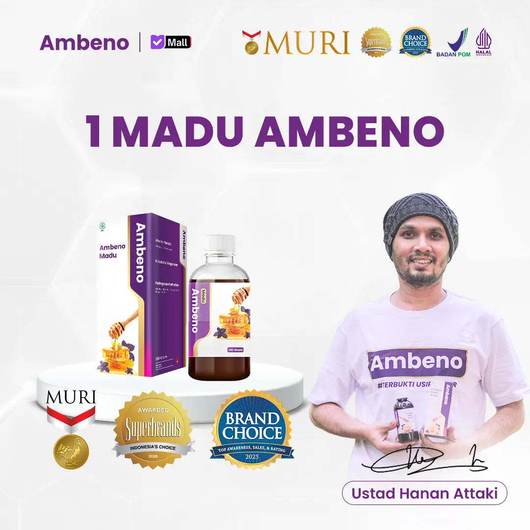 MADU HERBAL AMBENO-UNTUK BANTU MENANGANI KELUHAN WASIR/AMBEIEN/HEMOROID-TERVERIFIKASI BPOM&HALAL-SUPLEMEN KESEHATAN (MADU HUTAN ASLI)