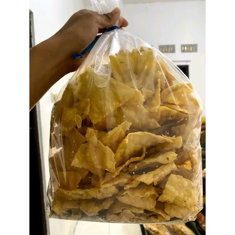 Keripik Pangsit Asin gurih (200 gram) Keripik Bawang, Keripik bawang asin gurih, Pangsit Bawang, Kripik bawang  Goreng 2