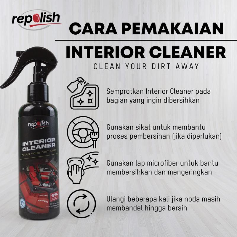 Paket LuDO (Luar Dalam Oke) - Rubbing Compound + Interior Cleaner Free Spons + Sarung tangan + Lap Microfiber 7