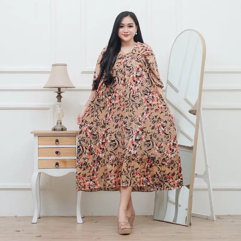 FUJI ALIYAA JUMBO LD 130 BAHAN RAYON PREMIUM ADEM TEBAL DASTER FUJI VIRAL HARGA TERMURAH DASTER FUJI XXXXL Wanita 2