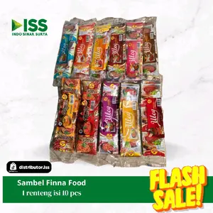 SAMBEL ULEG FINNA FOOD 1 RENTENG ISI 10PCS