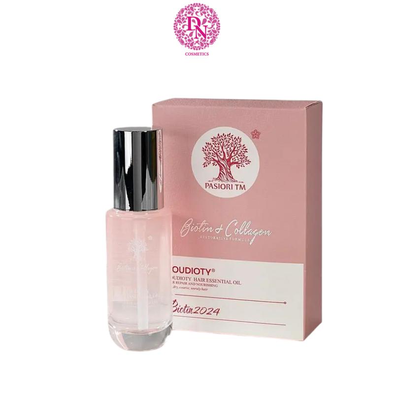 Tinh Dầu Dưỡng Tóc Biotin Collagen Voudioty Hair Essential Oil Dưỡng Tóc Suôn Mượt 60ml
