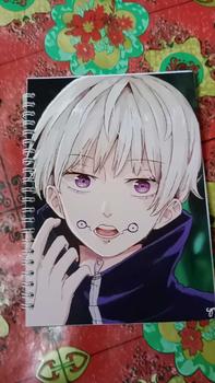 Product Review of notebook / buku catatan / bloknote anime Jujitsu kaisen full colour murah limited ukuran A6 dan A5 from R**d 0