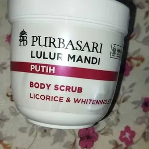 [1pc] Purbasari Lulur Mandi 200gr / Body Scrub Hitam Kotoran Tubuh  Pencerah  Zaitun
