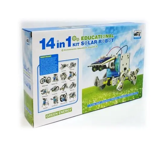 Mainan Edukasi 4 in 1 Solar Robot Kit / Solar Toys 4 in 1 2