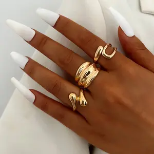 cincin set 3pcs simple creative set rings jci110