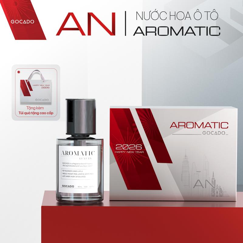 BST AN NƯỚC HOA Ô TÔ CAO CẤP AROMATIC - GOCADO TẶNG KÈM TÚI XÁCH CAO CẤP