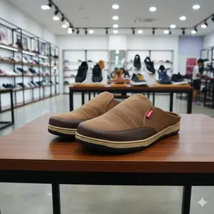 Kickers Sepatu Sendal Slip On Pria Kanvas Casual Formal Santai