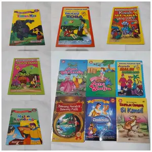 Cerita Rakyat dan dunia - Kumpulan Dongeng Sebelum Tidur Edisi Warna Best Seller Soft Cover