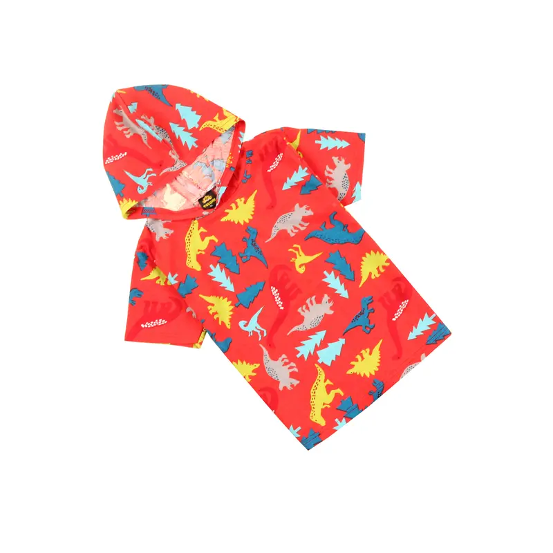 KAOS ATASAN HOODIE ANAK PRINTING DINO CEMARA BAJU ATASAN ANAK 1-7 TAHUN FASHION 3
