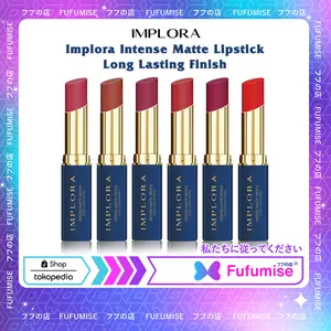 FUFUMISE | IMPLORA Intense Matte Lipstick | Lip Matte Waterproof Long Lasting Lipstik BPOM Gloss Liquid Bibir Lipcream