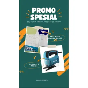 Makita 4327m / 4327 m Mesin Gergaji Triplek Jigsaw