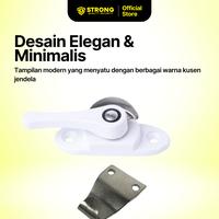 Gambar STRONG Crescent Lock CL 230 | Pengunci Jendela Aluminium | Grendel Kuping Jendela Sliding | Crescent Lock Aluminium Rumah & Kantor | Pengunci Jendela Geser Aluminium | Grendel Jendela Anti Karat | Kunci Jendela Aluminium Modern - Hitam BK dari Strong Hardware Shop Kota Administrasi Jakarta Barat 5 Tokopedia