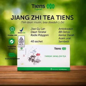Jiang Zhi Tea TIENS - Asam Urat |  Kolesterol |  Hipertansi |  BB Detox |  Sembelit |  Panjang Umur |  Kental Darah