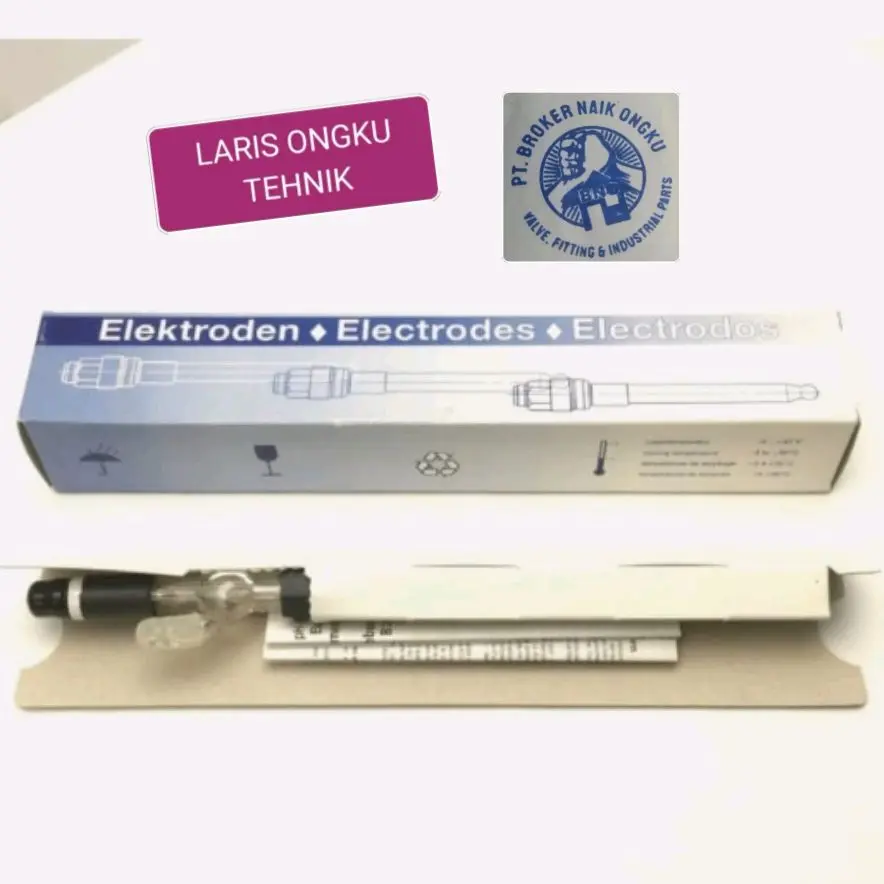 pH-Einstabmesskette APS-Z2R1 pH-Einstabmesskette APS-Z2R1  komponen pH-Combined Electrode Compact-Line (elektroda pH gabungan) yang dilengkapi dengan diafragma cincin PTFE dan pengisian gel KСІ.